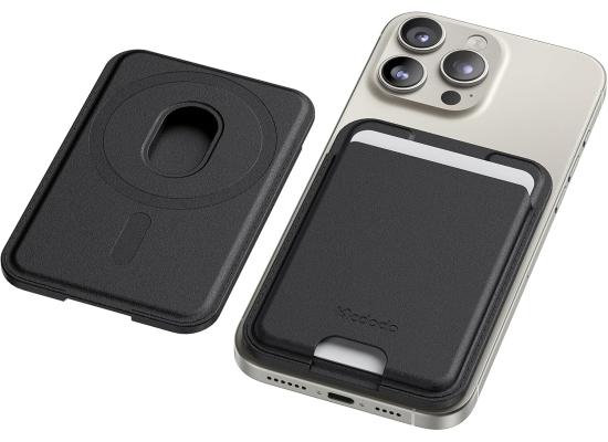 Mcdodo Smartphone Wallet, Compatible with Magsafe, Magnetic Wallet, Commuter Passage, SUICA PASMO Card Holder, Holds 3 Cards, Compatible with iPhone 12-16, Easy to Remove, Convenient One-Hand